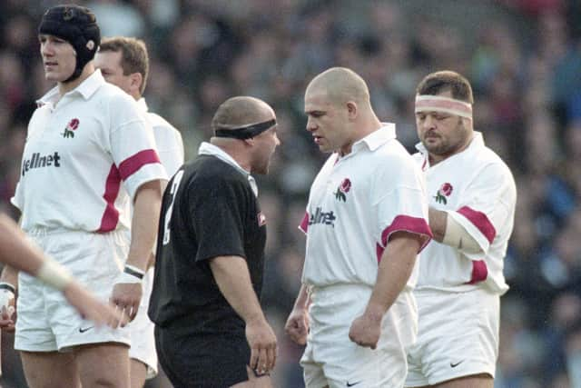 Richard Cockerill won 27 caps for England and has now joined their coaching team. Picture: Stu Forster/Allsport/Getty Images/Hulton Archive