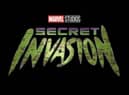 The logo for the upcoming show is a camouflaged green, reminiscent of the Skrulls' green skin. Photo: Marvel / Disney.