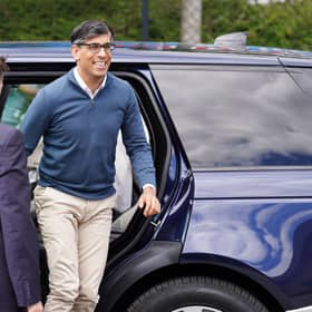 Rishi Sunak on the campaign trail - but is his party the natural home for unionists and Brexit supporters? (Picture: James Manning/PA Wire)