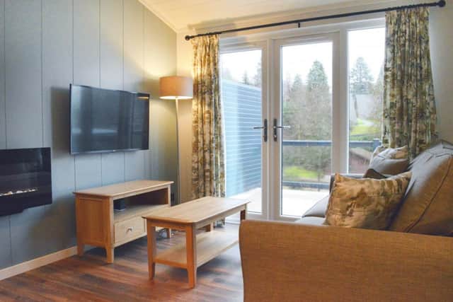One of the new Hot Tub Lodges, which the park has added to its range of accommodation, which includes static caravans, glamping pods, an apartment and pitches for camping.