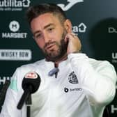 Hibs manager Lee Johnson during a Hibernian training session at the Hibernian Training Center, on September 29, 2022, in Edinburgh, Scotland.  (Photo by Paul Devlin / SNS Group)