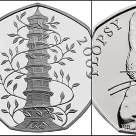 The Kews Garden 2009 coin is the rarest, while Flopsy Bunny also ranks high