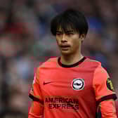 Former Celtic target Kaoru Mitoma in action for Brighton during their weekend win at Chelsea. (Photo by Mike Hewitt/Getty Images)