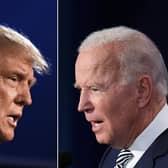 Donald Trumpand Democratic Presidential candidate former Vice President Joe Biden squaring off