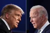 Donald Trumpand Democratic Presidential candidate former Vice President Joe Biden squaring off