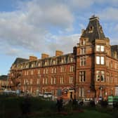 The derelict Ayr Station Hotel had been served with a dangerous buildings notice because of its poor condition. Picture: N Hackett