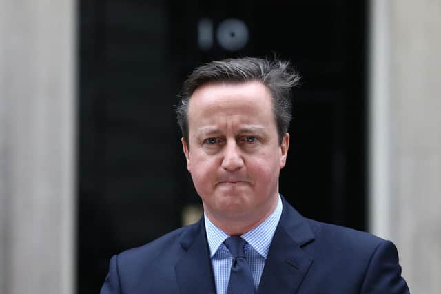 David Cameron reached the political top at a young age,  so to see him reduced to a rather desperate lobbyist is not just grubby, but tragic, says Ayesha Hazarika (Picture: Justin Tallis/AFP via Getty Images)