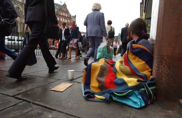An estimated 250 homeless people died in Scotland last year (Picture: Phil Wilkinson)