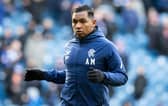 GLASGOW, SCOTLAND - JANUARY 02: Rangers' Alfredo Morelos during a cinch Premiership match between Rangers and Celtic at Ibrox Stadium, on January 02, 2023, in Glasgow, Scotland.  (Photo by Alan Harvey / SNS Group)