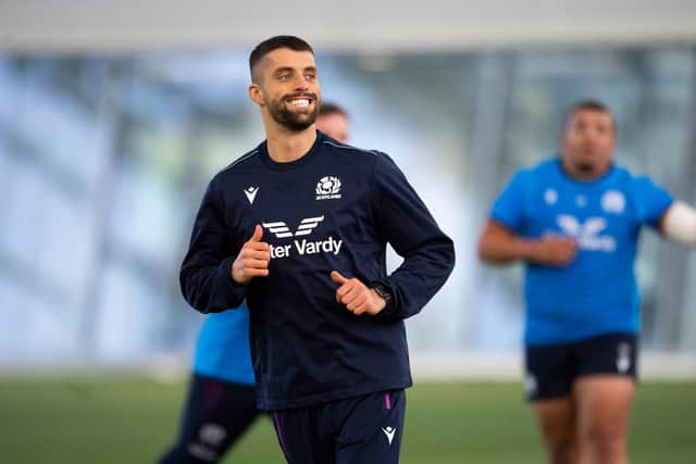 Adam Hastings is back in the Scotland squad after missing the Tonga game due to club duties. (Photo by Paul Devlin / SNS Group)