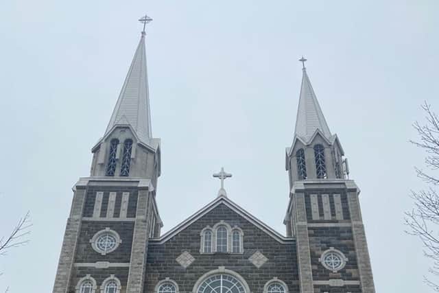 Eglise de Baie-Saint-Paul. Pic: PA Photo/Sean Coyte.