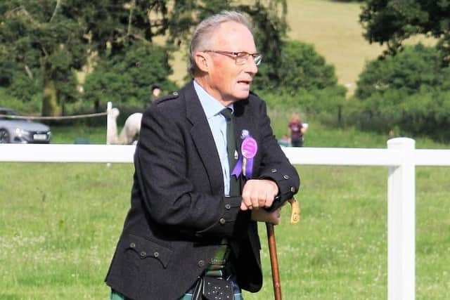 John Dykes was much in demand as a livestock show judge