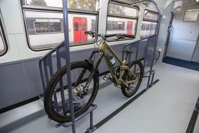 The carriages will have the first electric bike charging sockets on a train in Britain. Picture: ScotRail