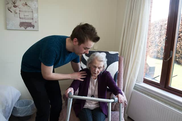 Older people in care homes have been unable to spend time with friends and loved ones (Picture: John Devlin)