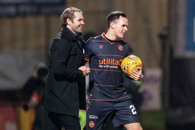 Robbie Neilson reckons Lawrence Shankland's next move will be to England. Picture: SNS
