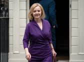 Foreign secretary and Conservative leadership candidate Liz Truss leaving her campaign office in Westminster. Picture: Aaron Chown/PA Wire