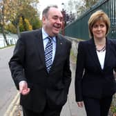 The then SNP leader Alex Salmond and deputy leader Nicola Sturgeon on their way to the 77th Scottish National Party in Inverness in 2011. Picture: Andrew Milligan/PA Wire