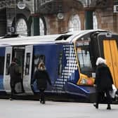 The RMT expects conductors to be replaced with ticket examiners on the class 380 electric trains due to take over the Glasgow-Barrhead line in December. (Photo by John Devlin/The Scotsman)