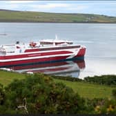 MV Alfred is expected to begin a nine-month charter with CalMac from Thursday 27 April.