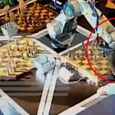 A chess-playing robot arm broke a seven-year-old's finger when it grabbed the child's hand during a chess match in Moscow, Russia.