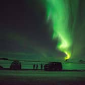 The Northern Lights dance across an Icelandic sky (Picture: Halldor Kolbeins/AFP via Getty Images)