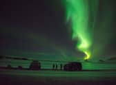 The Northern Lights dance across an Icelandic sky (Picture: Halldor Kolbeins/AFP via Getty Images)
