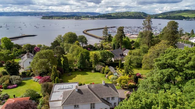 What is it? An impressive five-bedroom house built in a Georgian style with the convenience of its own leisure complex and unparalleled views over Gare Loch. The area is famous for its spectacular scenery.