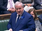 SNP Westminster leader Ian Blackford speaks during Prime Minister's Questions in the House of Commons, London.