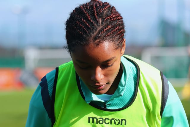 Pacey forward London Pollard has shown bags of potential playing for Forfar Farmington, Celtic, Partick Thistle and Motherwell over the past few seasons. However, she has really settled at 'Well under Paul Brownlie and is seen as one of Scotland's next generation.