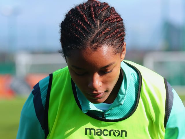 Pacey forward London Pollard has shown bags of potential playing for Forfar Farmington, Celtic, Partick Thistle and Motherwell over the past few seasons. However, she has really settled at 'Well under Paul Brownlie and is seen as one of Scotland's next generation.