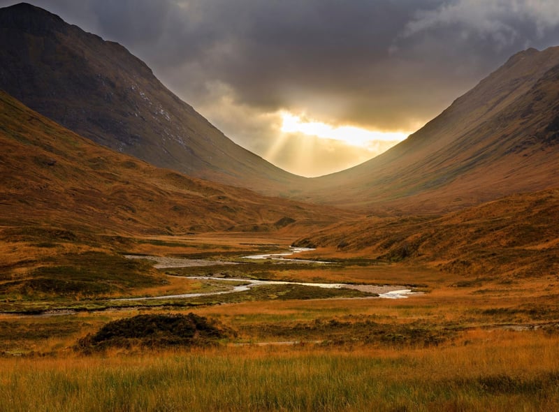 "Sing me a song of a lass that is gone, oh could that lass be I?" The rugged and beautiful valley of Glencoe appears in the opening credits of every Outlander episode.