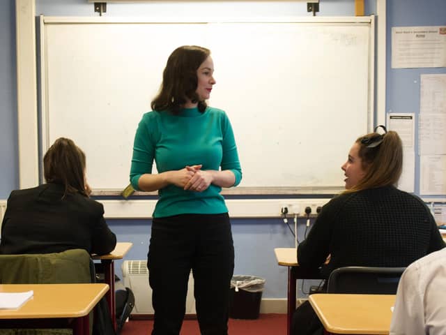 Stock image. Unison has warned of teachers' anxiety at returning to the classroom. Picture: John Devlin