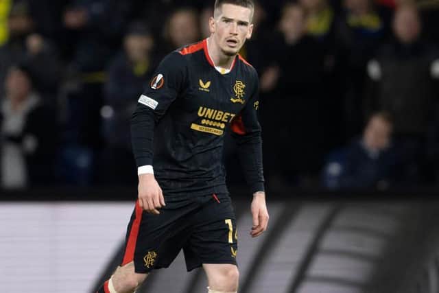Rangers' Ryan Kent in action during a UEFA Europa League match between Brondby and Rangers. (Photo by Alan Harvey / SNS Group)