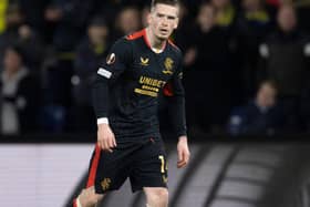 Rangers' Ryan Kent in action during a UEFA Europa League match between Brondby and Rangers. (Photo by Alan Harvey / SNS Group)