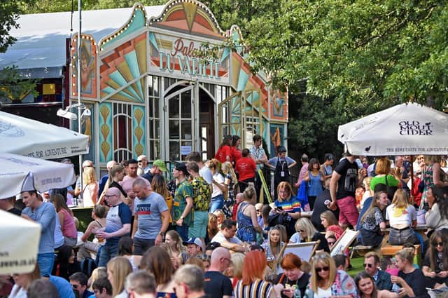 Assembly has staged shows in George Square Garden during the Fringe in recent years. Picture: William-Burdett-Coutts