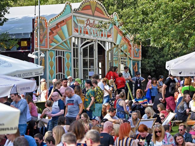 Assembly has staged shows in George Square Garden during the Fringe in recent years. Picture: William-Burdett-Coutts