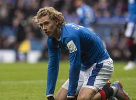 Rangers midfielder Todd Cantwell has been accused of conning the referee during Saturday's 4-2 win at Motherwell. (Photo by Craig Foy / SNS Group)