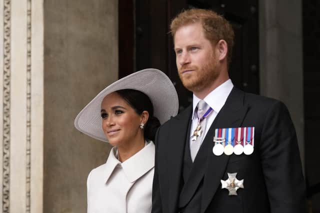 Prince Harry and Meghan Markle, Duke and Duchess of Sussex. Picture: Matt Dunham - WPA Pool/Getty Images