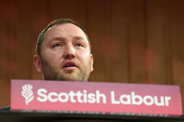 Scottish Labour MP Ian Murray speaking during the Scottish Labour conference at Glasgow Royal Concert Hall