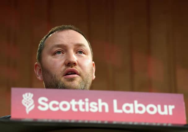 Scottish Labour MP Ian Murray speaking during the Scottish Labour conference at Glasgow Royal Concert Hall