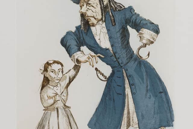 Detail from Wendy and Hook by Paula Rego