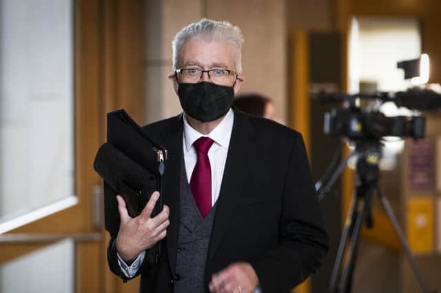 Constitution Secretary Mike Russell has claimed that devolution is being eroded.
