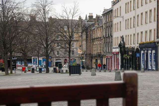 Pubs in Edinburgh's Grassmarket have been among those forced to close