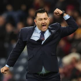 Pedro Martinez Losa, Manager of Scotland, celebrates their side's win after the final whistle of the 2023 FIFA Women's World Cup play-off round 1 match between Scotland and Austria at Hampden Park on October 06, 2022 in Glasgow, Scotland. (Photo by Ian MacNicol/Getty Images)
