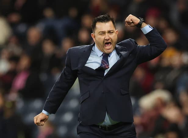 Pedro Martinez Losa, Manager of Scotland, celebrates their side's win after the final whistle of the 2023 FIFA Women's World Cup play-off round 1 match between Scotland and Austria at Hampden Park on October 06, 2022 in Glasgow, Scotland. (Photo by Ian MacNicol/Getty Images)