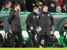 Celtic manager Ange Postecoglou and St Mirren manager Stephen Robinson have been nominated for the SFWA Manager of the Year award. (Photo by Ross MacDonald / SNS Group)