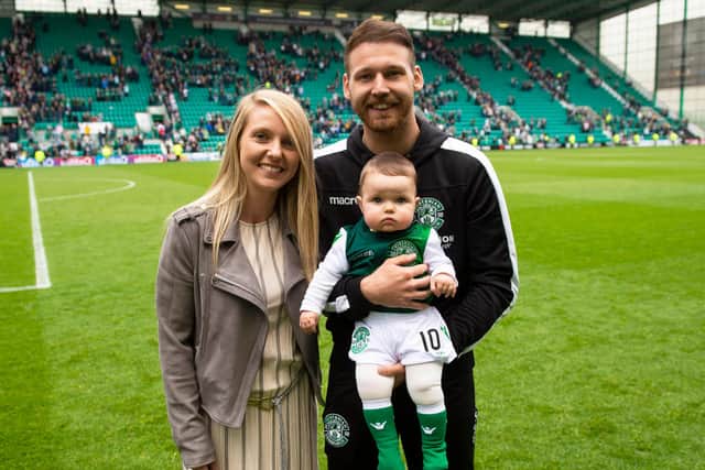 Martin Boyle keeps in touch with wife Rachael and daughter Amelia through FaceTime.