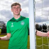 Josh Doig has attracted many big-name admirers but, determined to avoid distractions, Hibs are not willing to discuss an potential bids until the Scottish Cup final is over. Photo by Craig Foy / SNS Group