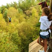 Go Ape at Crathes Castle will close for good following the devastation caused  to the treetop adventure playground by Storm Arwen last November. PIC: Contributed.