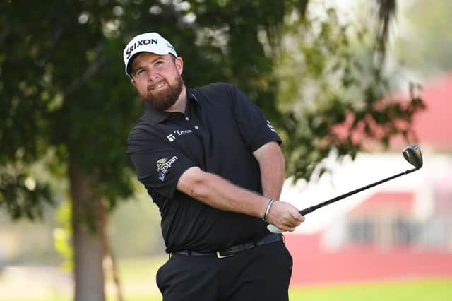 Shane Lowry got caught swearing on microphone. Picture: Ross Kinnaird/Getty Images